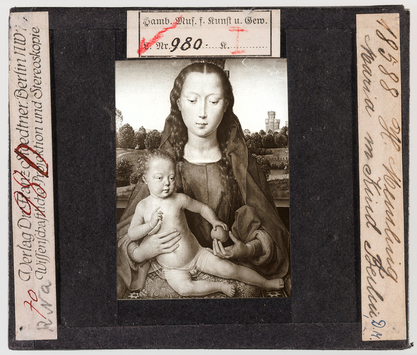 Vorschaubild Hans Memling: Maria mit Kind. Berlin (Stoedtner-Nr. 18588) 
